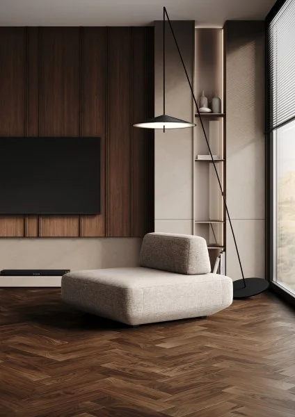 Паркетная доска Quartz Parquet Штучный паркет Орех Американский 44-400-29 в Самаре