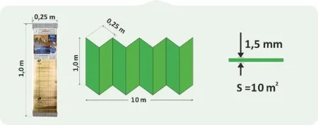 Подложка Солид 1,5мм для LVT ANTI SLIP (10м2) в Самаре