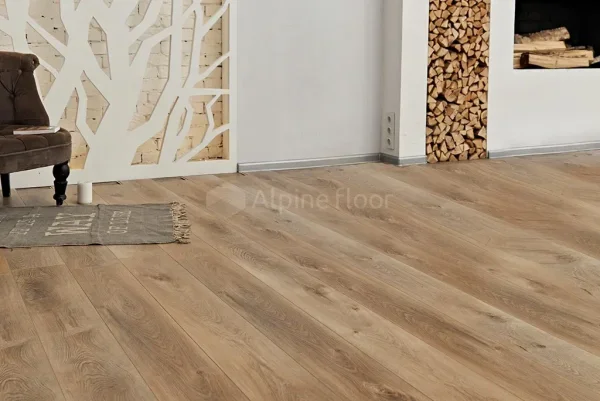 Кварц-виниловая плитка Alpine Floor Premium XL Дуб Природный Изысканный ЕСО 7-6, 8 мм. 43 класс в Самаре