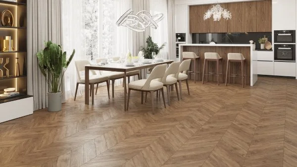 Кварц-виниловая плитка Alpine Floor Chevron Гевуина ECO 20-10 (2,5 мм. 43 класс) в Самаре