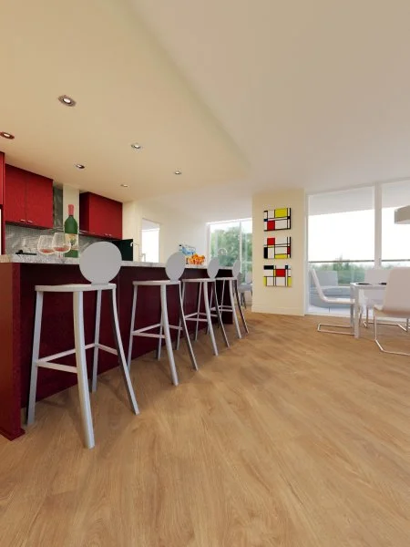 Кварц-виниловая плитка FineFloor Light Дуб Эно FF-1371 в Самаре