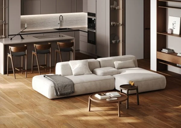 Паркетная доска Quartz Parquet Классик 5 мм Дуссия Африканская 550-63 в Самаре