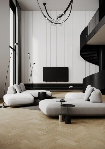 Паркетная доска Quartz Parquet Штучный паркет Дуб Бисквитный 44-1258-07 в Самаре