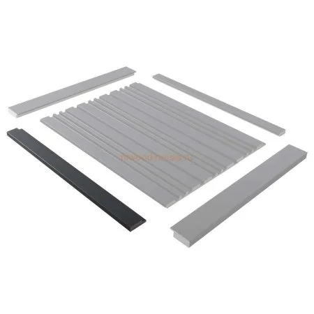 Финишный молдинг LF124A GR3 правый декорированный (42х12х2700мм) в Самаре