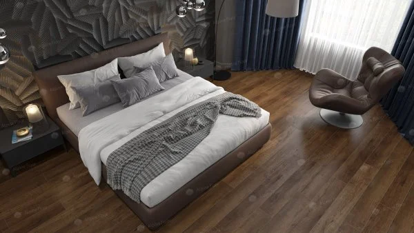 Кварц-виниловая плитка Alpine Floor Premium XL Дуб Шоколадный ЕСО 7-18, 8 мм. 43 класс в Самаре