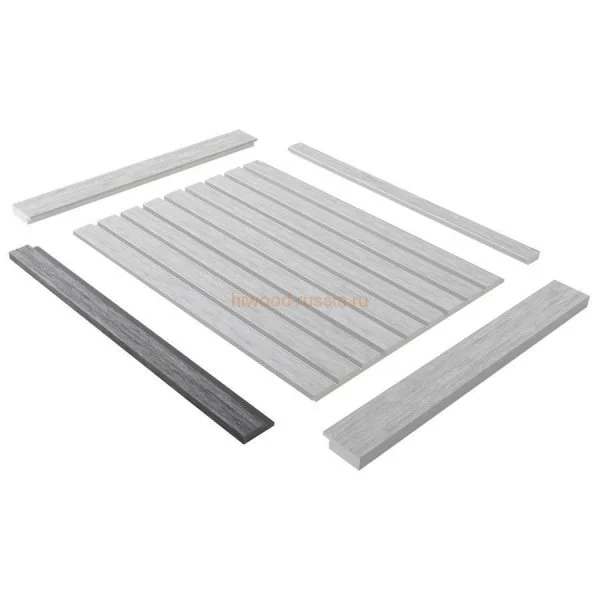 Финишный молдинг LF124A GN68 правый декорированный (42х12х2700мм) в Самаре