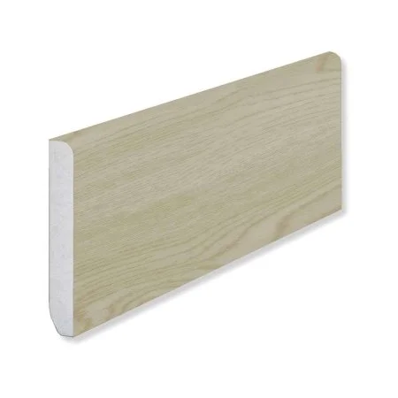 Кварцевый плинтус Fargo 18001-35 Ясень Белый 80х11х2200 мм в Самаре