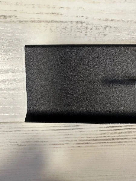 Алюминиевый плинтус Bonkeel ПЛ80 515л Черный (78,5х11,2х2500мм) в Самаре