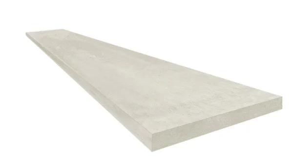 Керамогранит Coliseum Экспо Уайт Ступень угловая правая (Натуральный, 33х60) в Самаре