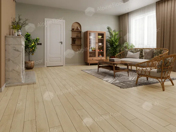 Каменно-полимерная плитка Alpine Floor Grand Sequoia Village Камфора ECO 11-507 4мм, 43 класс в Самаре
