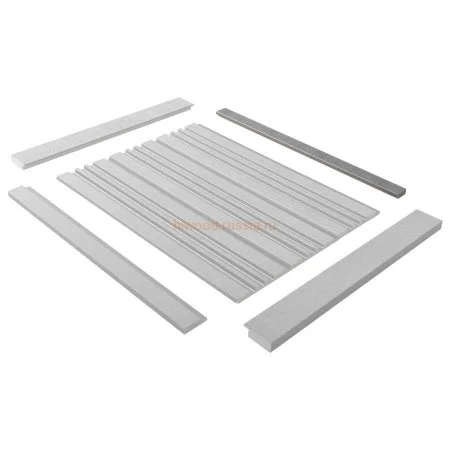 Финишный молдинг LF124B S339S левый декорированный (31х12х2700мм) в Самаре