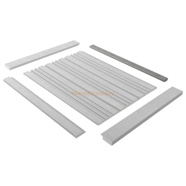 Финишный молдинг LF124B S339S левый декорированный (31х12х2700мм) в Самаре