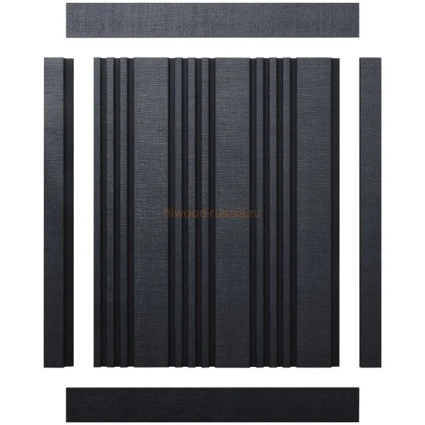 Финишный молдинг LF124B BK114K левый декорированный (31х12х2700мм) в Самаре