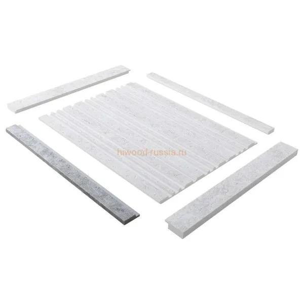 Финишный молдинг LF124A W50 правый декорированный (42х12х2700мм) в Самаре