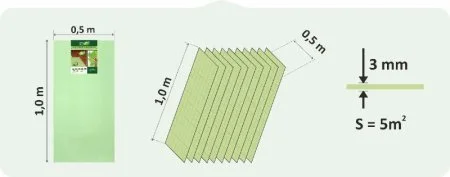 Подложка Солид 3мм листовая (5м2) в Самаре