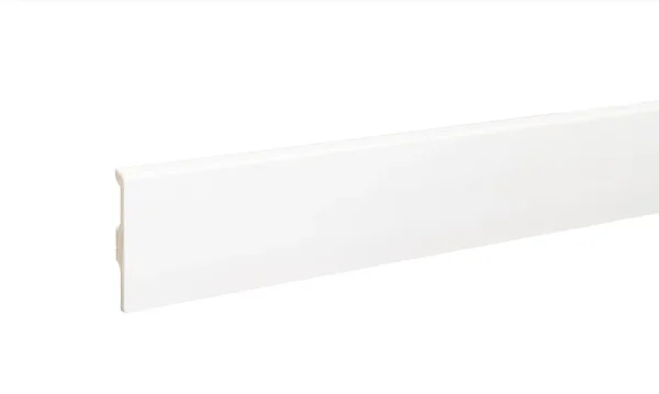 Плинтус дюрополимерный Bonkeel 01 Белый (80х14х2000 мм) в Самаре