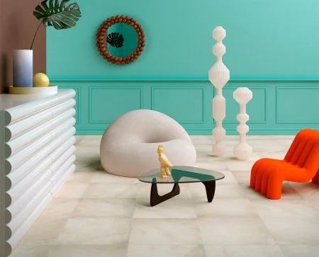 Керамогранит Coliseum Ривьера Уайт 60х60 (Натуральный и Реттифицированный) в Самаре