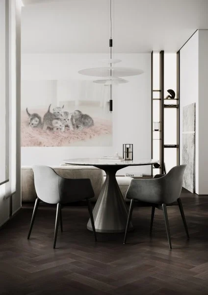 Паркетная доска Quartz Parquet Штучный паркет Дуб Смоляной 44-1258-01 в Самаре