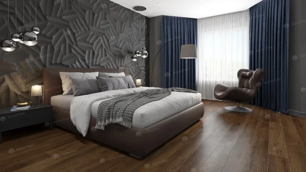 Кварц-виниловая плитка Alpine Floor Premium XL Дуб Шоколадный ЕСО 7-18, 8 мм. 43 класс в Самаре