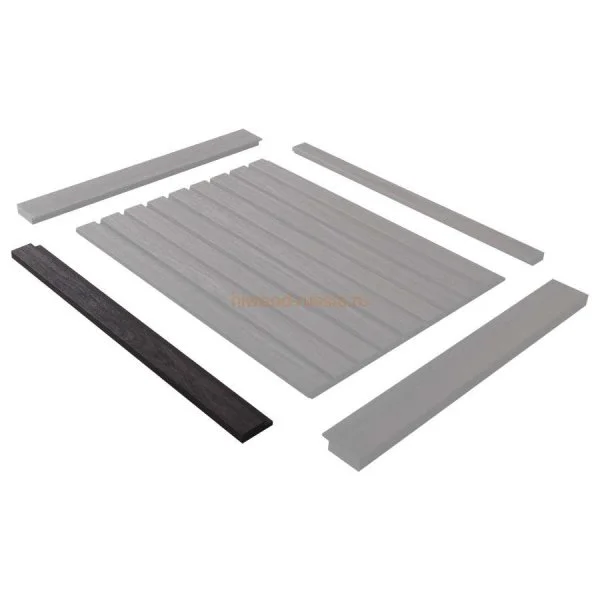 Финишный молдинг LF124A BR395 правый декорированный (42х12х2700мм) в Самаре