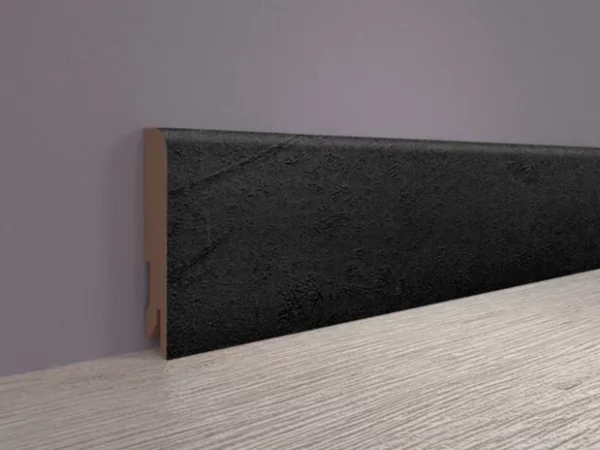 Плинтус MDF Bonkeel 24034 Чёрный Лофт (80х16х2400 мм) в Самаре