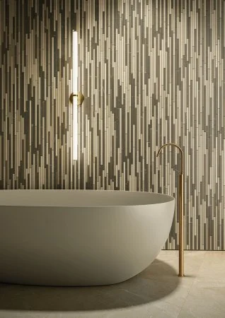 Керамогранит Italon Метрополис Вставка Стрип Ворм 26х75 (Натуральная) в Самаре