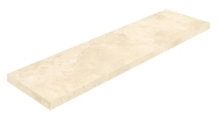 Керамогранит Coliseum Аурелия Уайт Ступень угловая левая (Натуральный, 33х120) в Самаре