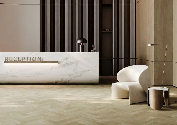 Кварц-виниловая плитка Fargo Herringbone 44-653-41 Дуб Атлантик в Самаре