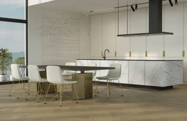 Паркетная доска Quartz Parquet Английская Ёлка Дуб Шампань 33-414 в Самаре