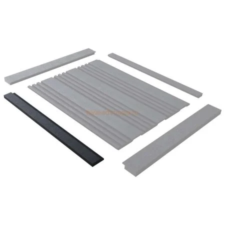 Финишный молдинг LF124A BK114K правый декорированный (42х12х2700мм) в Самаре