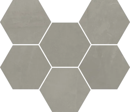 Керамогранит Italon Континуум Айрон Мозаика Гексагон (Натуральная 25х29) в Самаре
