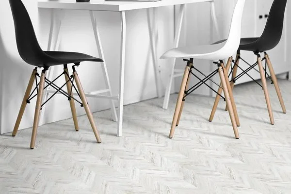 Пробковое покрытие CorkStyle Chevron White в Самаре