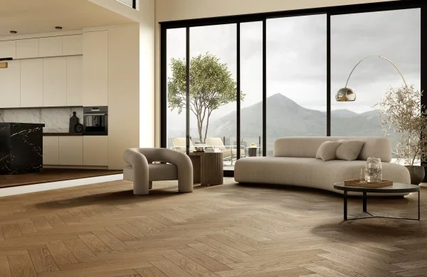 Паркетная доска Quartz Parquet Английская Ёлка Дуб Рустикальный 33-410 в Самаре