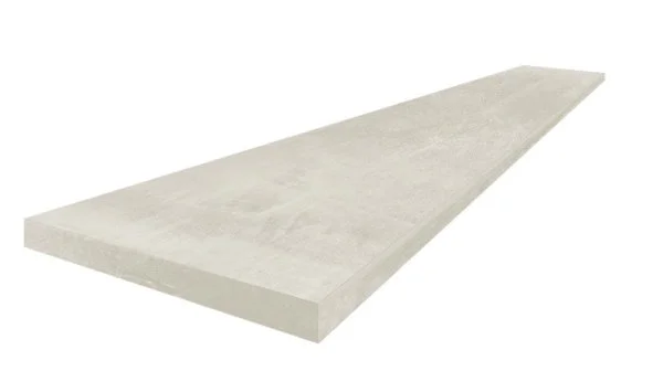 Керамогранит Coliseum Экспо Уайт Ступень угловая левая (Натуральный, 33х60) в Самаре