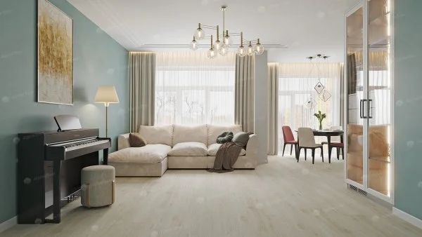 Каменно-полимерная плитка Alpine Floor Solo Модерато ECO 14-11, 3,5 мм 34 класс в Самаре