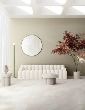 Керамогранит Coliseum Контеа Уайт 60х60 (Натуральный и Реттифицированный) в Самаре