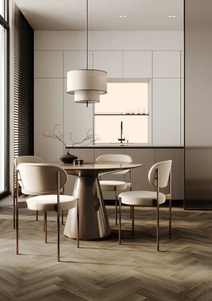 Кварц-виниловая плитка Fargo Herringbone 44-4105-12 Дуб Ванкувер (Градиент) в Самаре