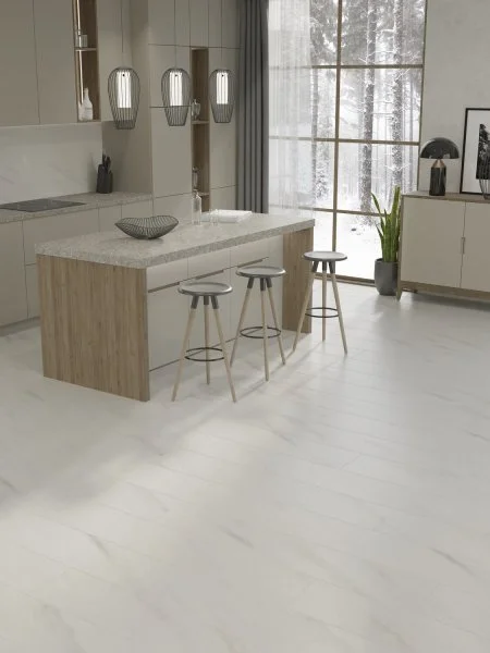 Ламинат Egger PRO 8/33 4V Large Aqua+ Мрамор Леванто белый EPL245 в Самаре