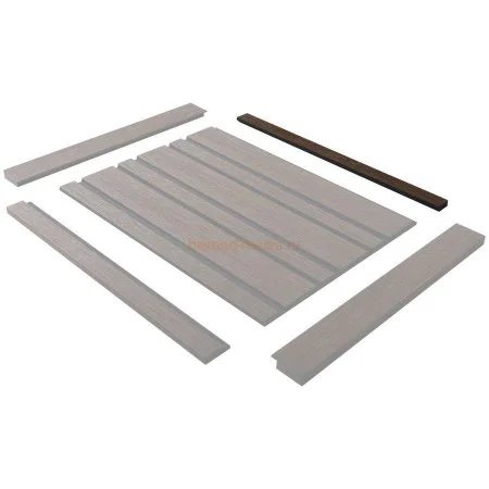 Финишный молдинг LF124B BR396K левый декорированный (31х12х2700мм) в Самаре