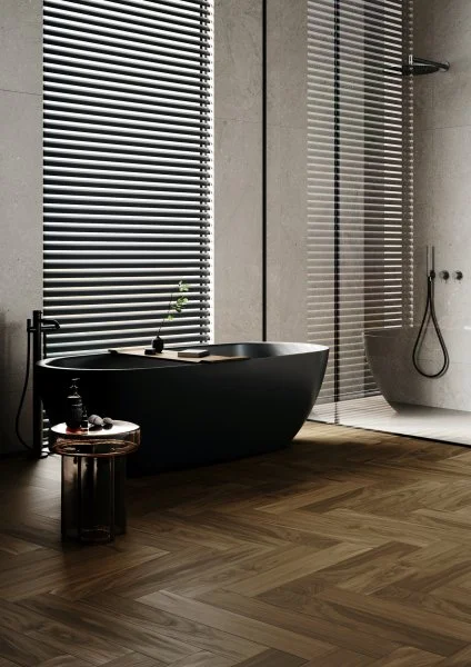 Паркетная доска Quartz Parquet Английская Ёлка Орех Американский 33-400-29 в Самаре