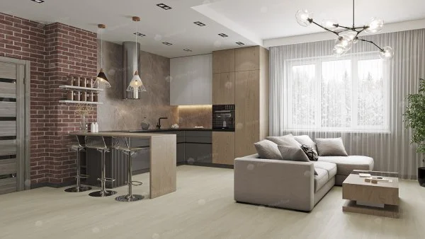 Каменно-полимерная плитка Alpine Floor Solo Plus Ленто ЕСО 14-501, 4 мм, 43 класс в Самаре