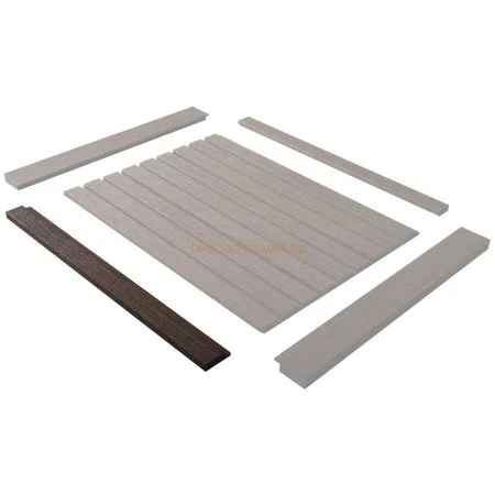 Финишный молдинг LF124A BR396 правый декорированный (42х12х2700мм) в Самаре