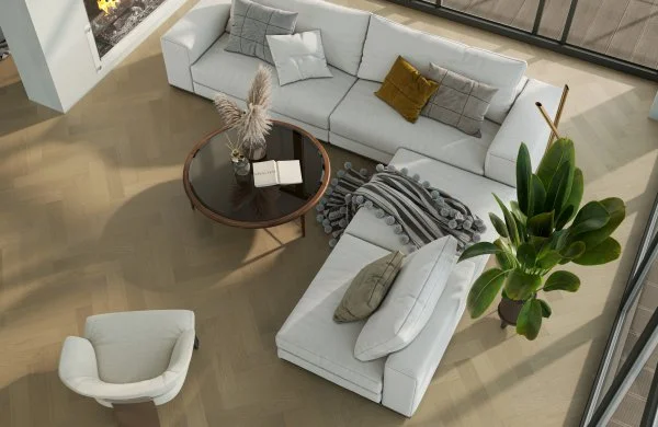 Паркетная доска Quartz Parquet Английская Ёлка Дуб Шампань 33-414 в Самаре