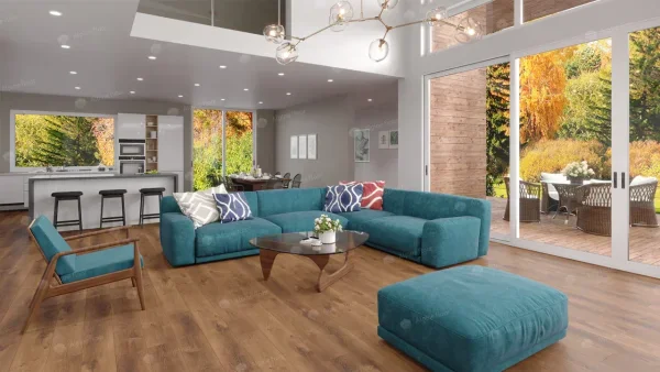 Кварц-виниловая плитка Alpine Floor Premium XL Дуб Насыщенный ЕСО 7-7, 8 мм. 43 класс в Самаре