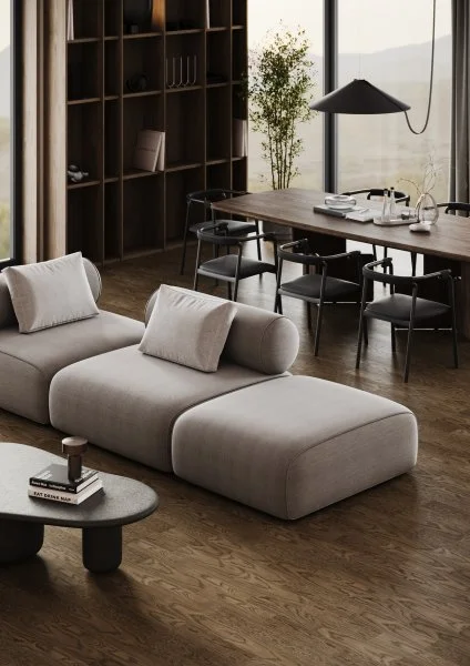 Паркетная доска Quartz Parquet Штучный паркет Дуб Брауни 44-413 в Самаре