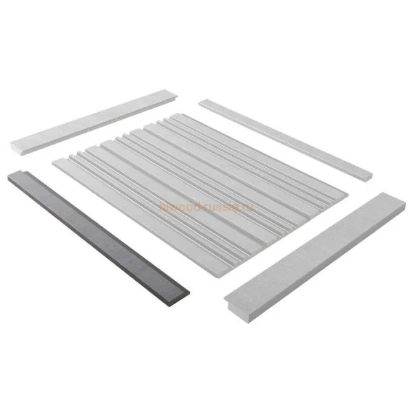 Финишный молдинг LF124A S339S правый декорированный (42х12х2700мм) в Самаре