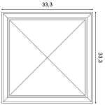 Декоративная панель Orac W123 (33.3x33.3x3.5 см) в #REGION_NAME_DECLINE_PP#