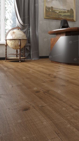Каменно-полимерная плитка Alpine Floor Real Wood Дуб Royal ECO 2-1, 6 мм 43 класс в #REGION_NAME_DECLINE_PP#