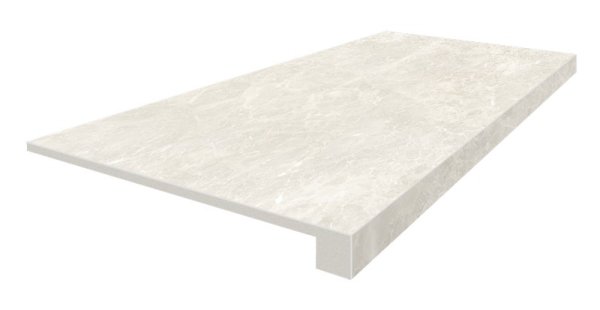 Керамогранит Coliseum Да Винчи Уайт Ступень фронтальная (Натуральный, 33х60) в #REGION_NAME_DECLINE_PP#