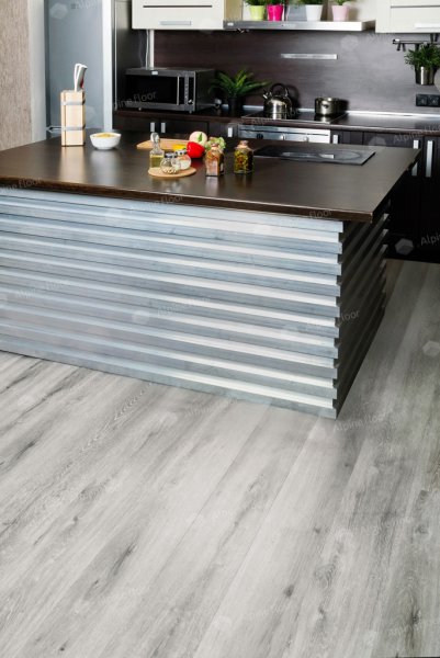 Каменно-полимерная плитка Alpine Floor Classic Ясень Серый ECO 134-5, 4мм 43 класс в #REGION_NAME_DECLINE_PP#